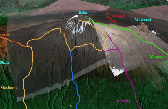 Kilimanjaro Map & Climbing Route Selection