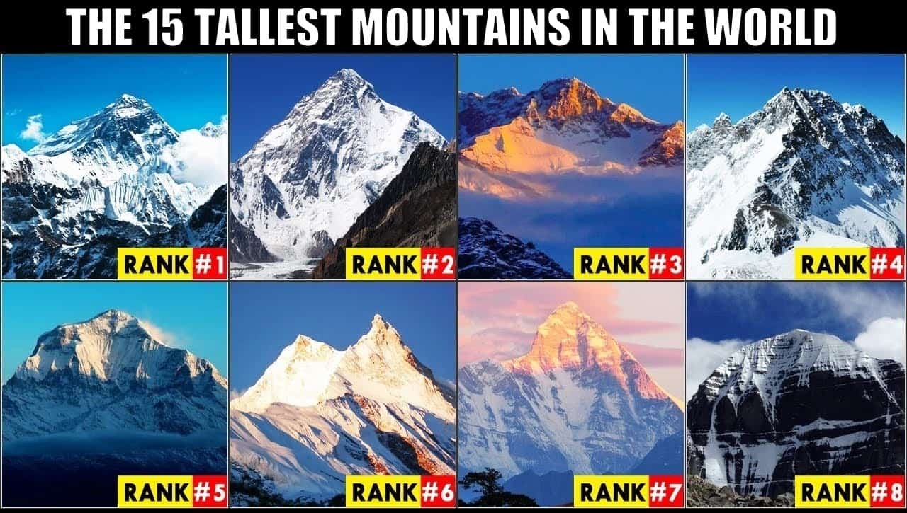 The 15 Tallest Mountains in the World
