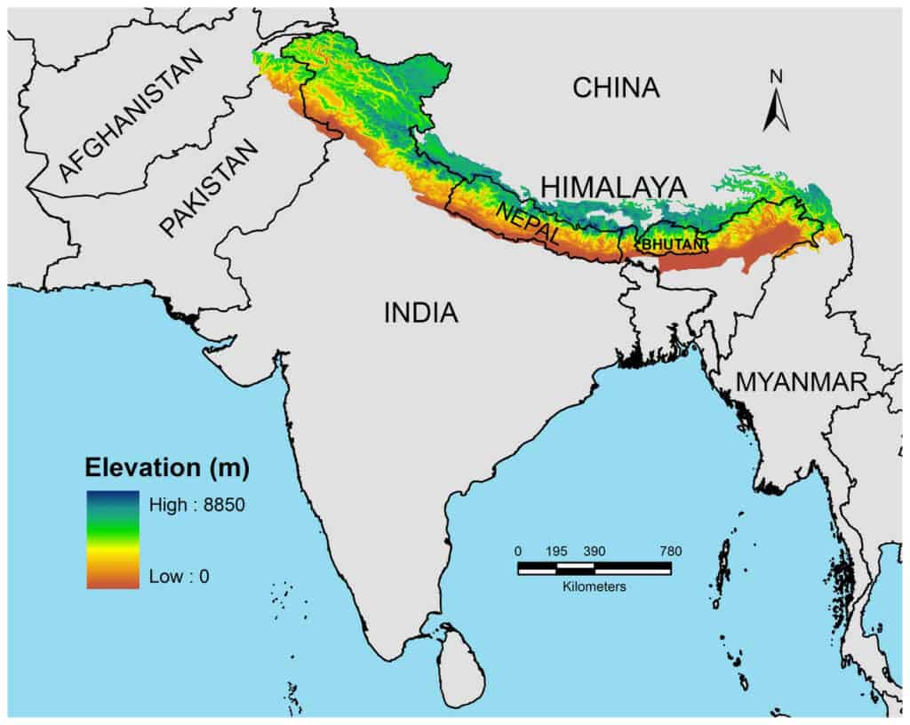 Himalaya Map